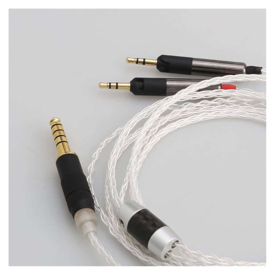Amazon | JINZHIYANG 4.4mm TRRSバランス8コアシルバーメッキ